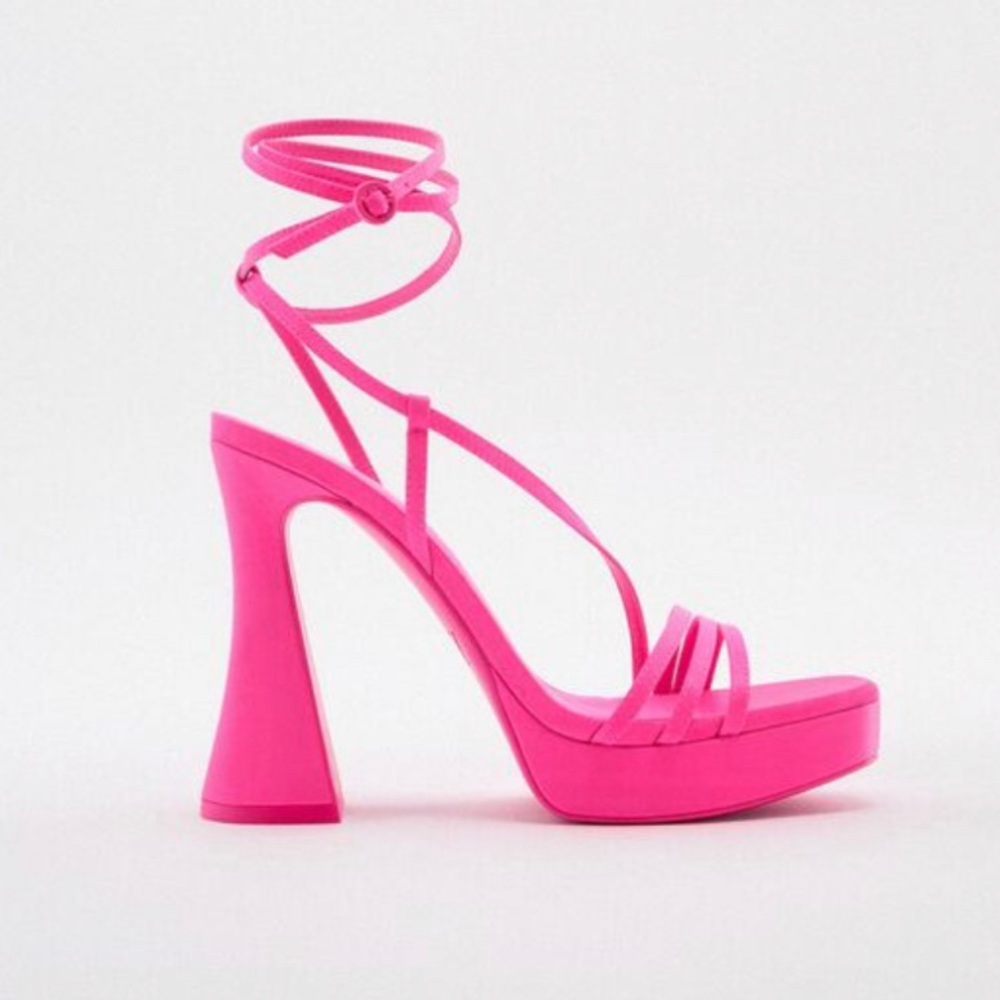 Strappy Chunky Zara Platform Heel